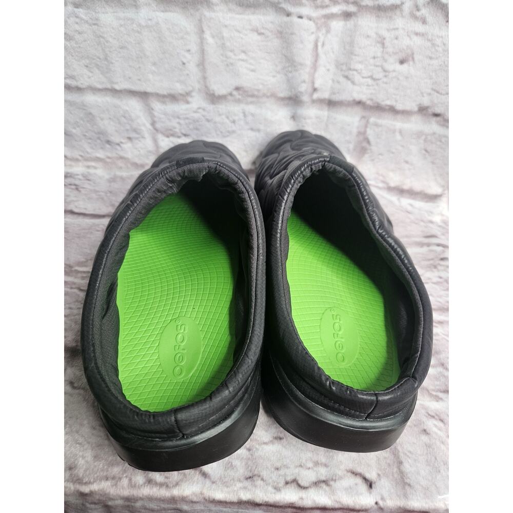 Oofos OOcoozie Men's Thermo Mule in Black Thermo, Size 12.5 - Picture 6 of 8
